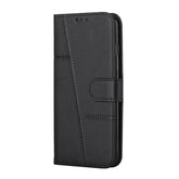 Samsung Galaxy A33 Case Stitching Calf Texture - Black